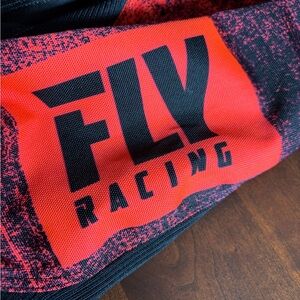 NWT Kinetic Fly Racing, Dirt Bike Youth Pants Leather Heat Shield Pads, Black,26